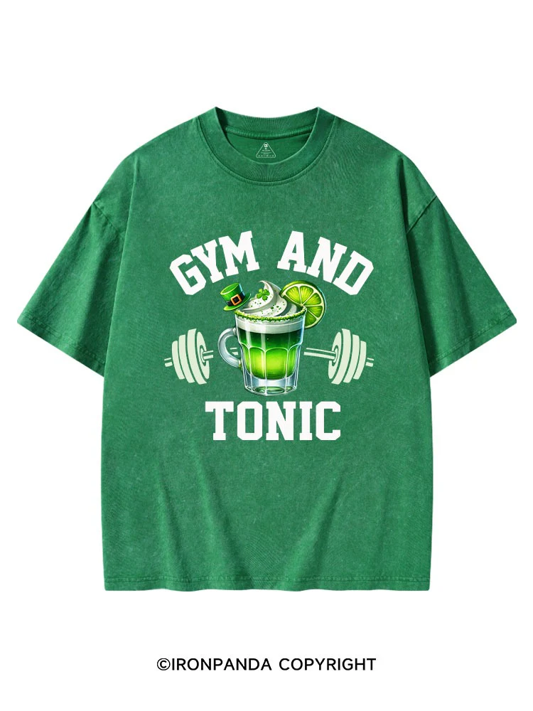 Gym and Tonic St Patrick's Washed Gym T-shirt