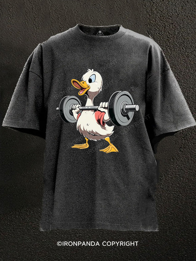 Weightlifting duck Washed Gym Shirt