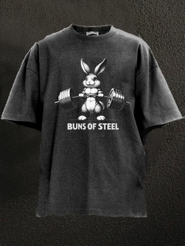 buns of steel Washed Gym Shirt