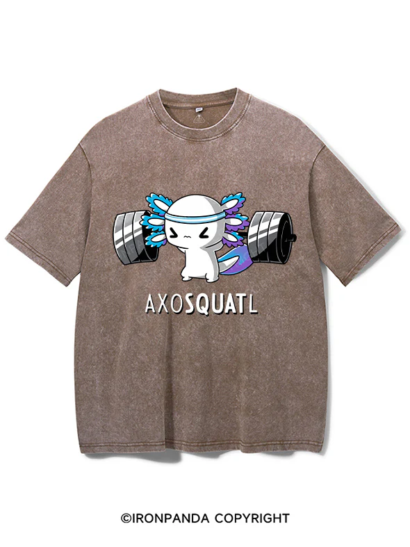 AXOSQUATL Washed Gym Shirt