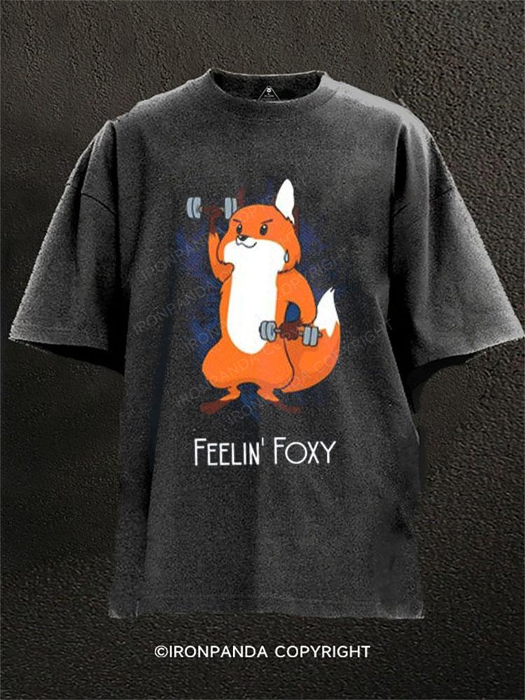 Feelin' Foxy Washed Gym Shirt