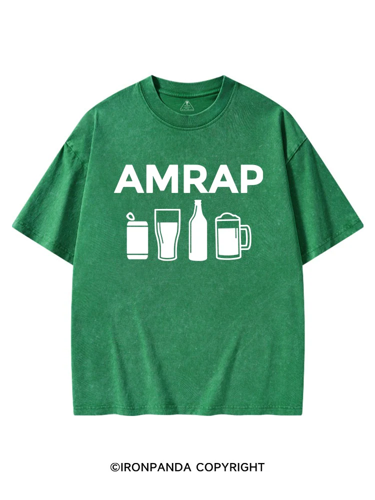As Many Reps As Possible St Patrick's Washed Gym T-shirt