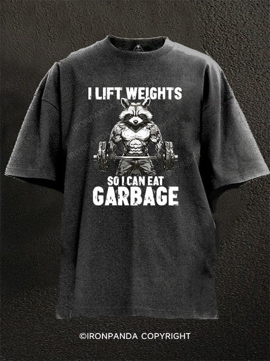 Workout Raccoon Washed Gym Shirt