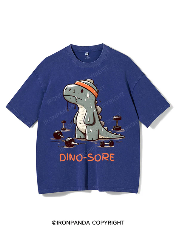 T- Rex - Dino-Sore Washed Gym Shirt