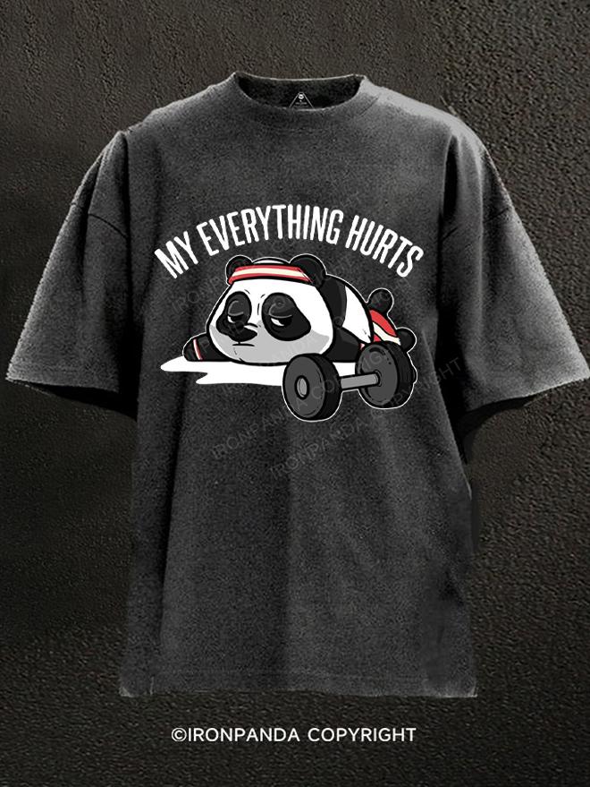 My everything Hurts Washed Gym Shirt