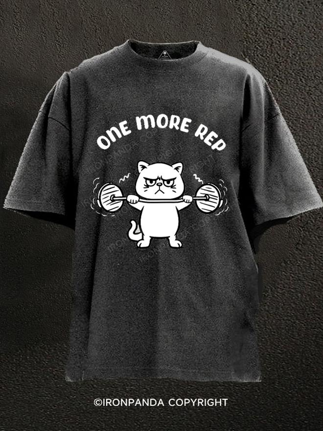 cat One More Rep Washed Gym Shirt