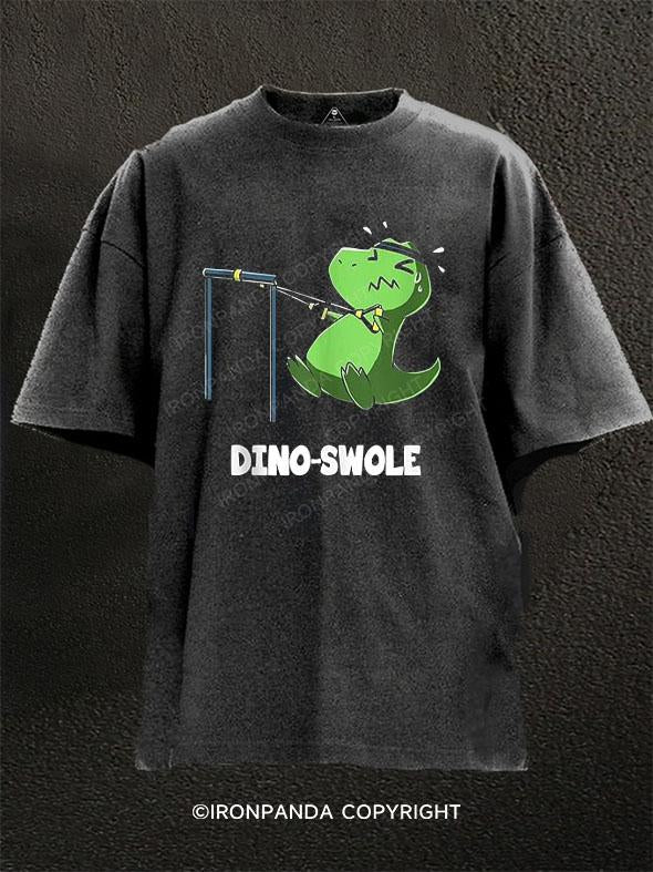 Dino Swole Washed Gym Shirt