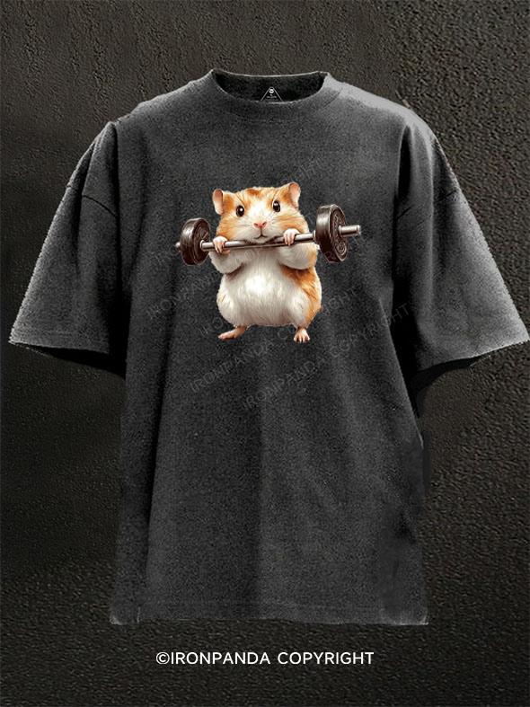 A Gym Hamster Washed Gym Shirt